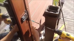 Установка входной двери ПВХ IVAPER Супер нащельник наличник для пластиковых конструкций