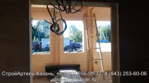 Что выбрать: Каркасный дом или Двойного брус? Дом из Двойного бруса в минимальной комплектации!