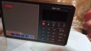 Радиоприемник Tecsun ICR-110 сканирование СВ диапазона.