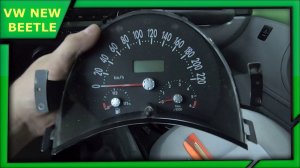 Снимаем панель приборов VW New Beetle
