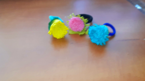 МК Резиночки для волос из Фоамирана DIY Цветы из фоамирана Резиночки с цветами своими руками