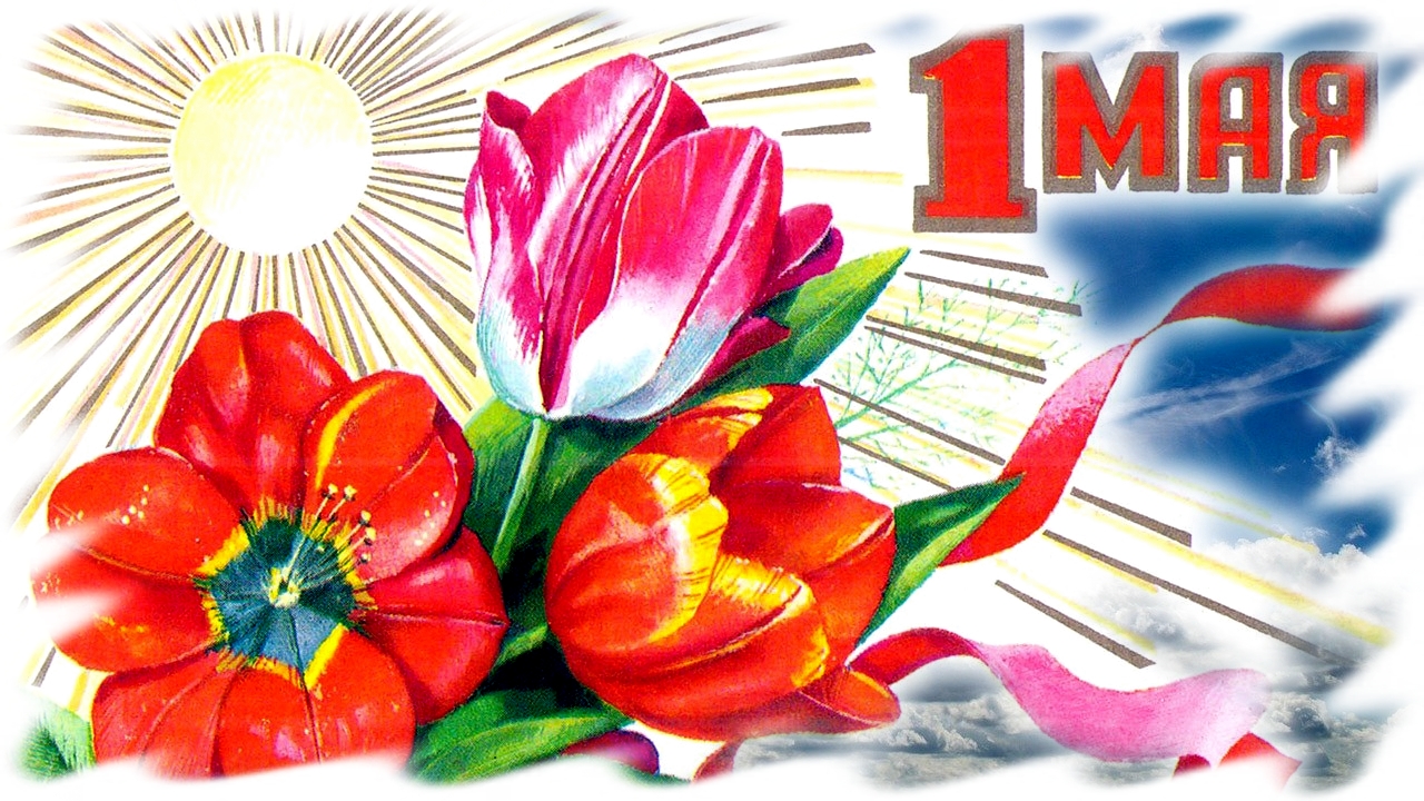 С 1 мая! Поздравляю с днем мира, труда и весны 1 мая.mp4