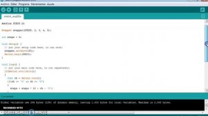 Arduino to control unipolar stepper motor using ULN2003.