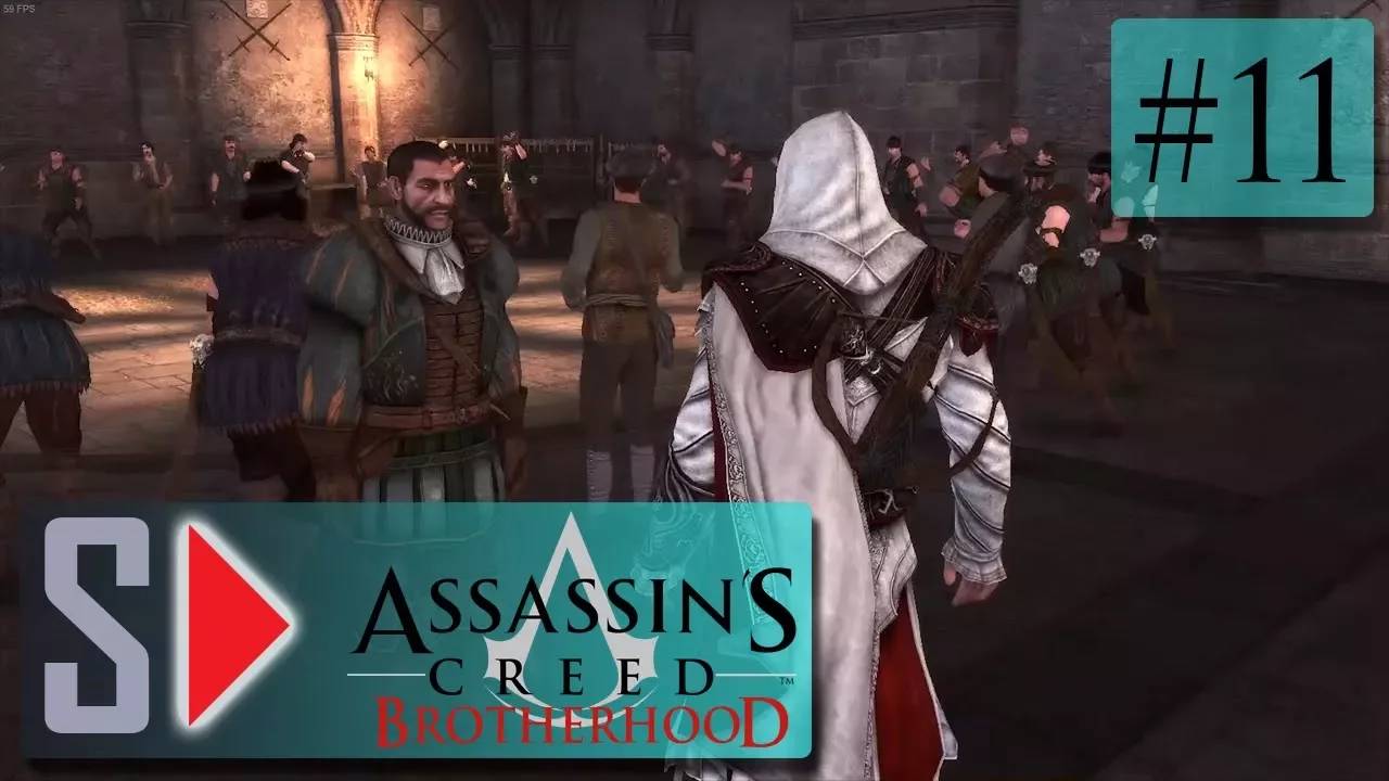 Assassin s Creed Brotherhood на 100 (1080p  60fps) - #11 Куртизанки и контракты