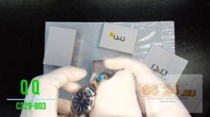 Наручные часы женские Q&Q C229-803 металлическом браслете