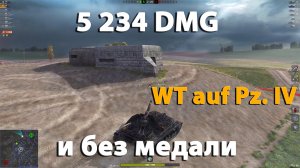 Оставили без медали в потном бою | wot blitz WT auf Pz. IV