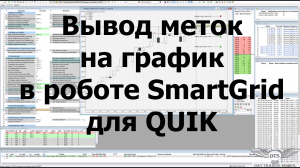 Настройка меток и цвет шрифта робота "SmartGrid" для QUIK