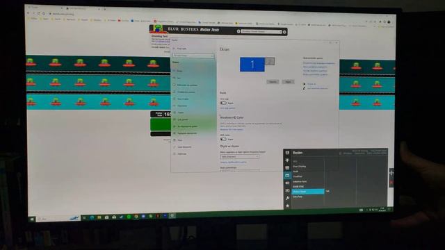 Asus 27" VG27AQZ Ghosting HDR - ELM on-of test смотреть онлайн