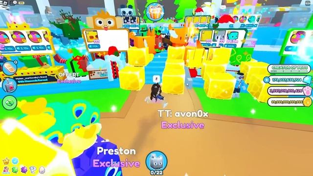 NIE KUPUJ TEGO HUGE w Pet Simulator X! * Pink Balloon Cat* (Roblox) смотреть онлайн