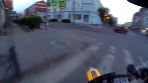 #Погоня. Уход от мотобат на мотоцикле