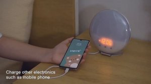 Умный будильник/световой будильник/электронный будильник/с wifi, управление через смартфон/умный до