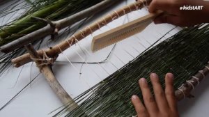 Эко-панно из травы. Плетем коврик из свежей травы.