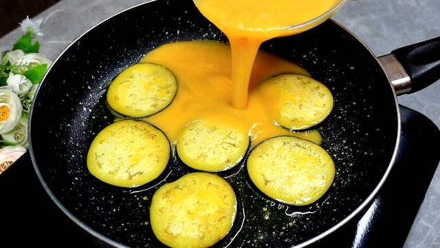 Готовим отличный омлет из баклажанов! Cooking an excellent eggplant omelette