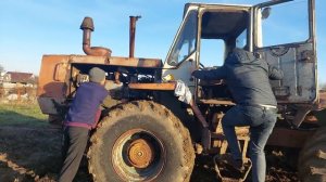 пускач на Т-150 разорвало!