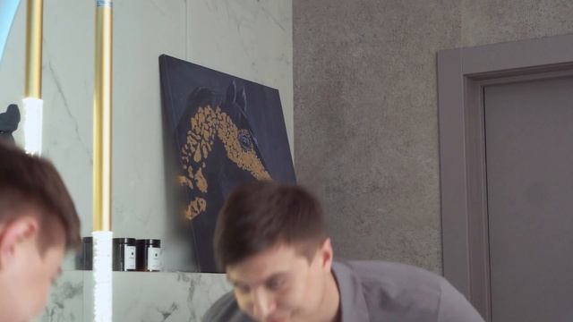 Домашние мужские тапочки "Уютные" из натуральной шерсти "Холти" на текстильной подошве смотреть онлайн