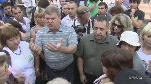 "Зачистка рынков - пиар Собянина!" / Рынок Выхино