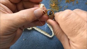 (115)Украшение из бисера и крошки. Колье "Кораллы".