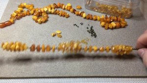 Переделка янтарных бус. Часть 2. Сборка.