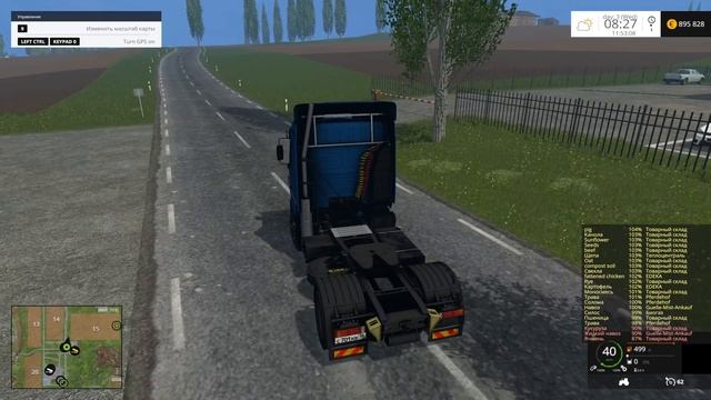 Мод грузовика МАЗ MAZ 5440 v 1.0 Farming Simulator 2015 смотреть онлайн