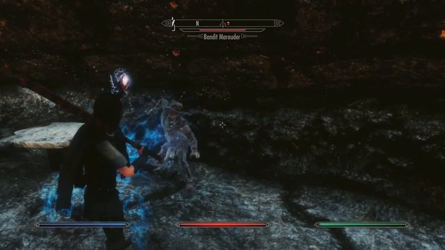 Skyrim Post-Game Spellsword Gameplay: Clearing out Silent Moons Camp