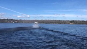 "Бриз-530 С-L15" загрузка 5 человек -рывок с места!