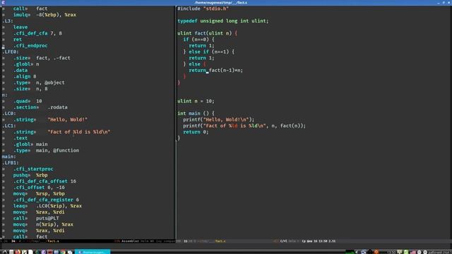 Программирование, Лекция 2. Что действительно делает компилятор смотреть онлайн