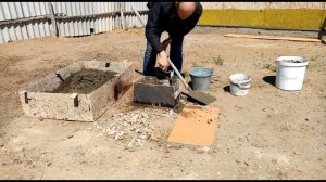 ИЗГОТОВЛЕНИЕ ШЛАКОБЛОКА, ПЕСКОБЛОКА СВОИМИ РУКАМИ!