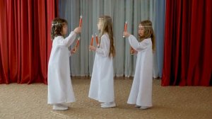 Детская Рождественская песня "Восковые свечечки"