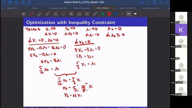 Mid Exam Preparation 2022 - Mathematics for Economics 1 смотреть онлайн