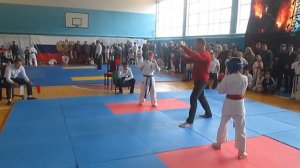 Первое соревнование по каратэ