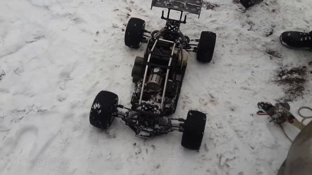 Игрушка для взрослых Машина на радиоуправлении ДВС Baja 5B Flux 1:5 багги 4WD
