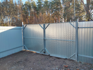 Распашные ворота своими руками. Дешевле готовых в 3 раза