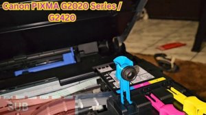 How to put ink on Canon PIXMA G2420 / G2020 Series.. Replacing Ink on G2420/G2020 / G Series