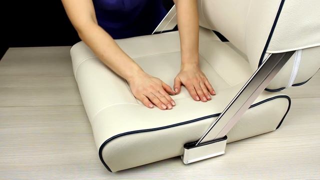 Мягкое кресло с перекидной спинкой для лодки или катера смотреть онлайн