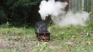 Работа действующей модели паровоза Эр    -4