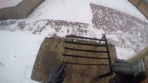 Самодельное приспособление для приготовления пищи на костре