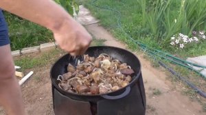 ЛАГМАН В КАЗАНЕ НА КОСТРЕ!