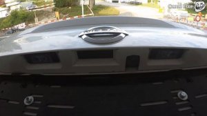 Rear LED Number Plate Lights on a Nissan Qashqai J11