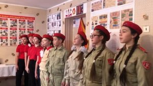 Юнармейцы в Забайкалье поют губернатору