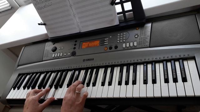 Димаш Любовь уставших лебедей на синтезаторе  кавер cover