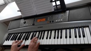 Димаш Любовь уставших лебедей на синтезаторе  кавер cover