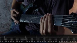 Future Palace - Defeating Gravity (Guitar Cover By Benno Wonneberger) + Tabs on Screen