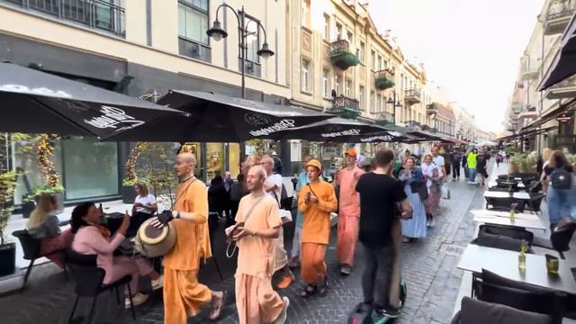 Харинама-санкиртана в Вильнюсе 28.09.2023 / Harinam Sankirtan in Vilnius 09/28/2023