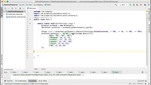 How to Add a Chart to your Spreadsheet | GcExcel Java смотреть онлайн