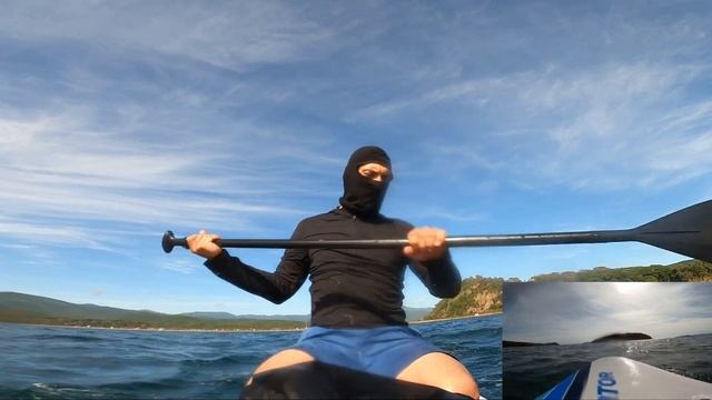 Прогулка по речке на остров. На сапборде. Плохая погода). #природа #море #приключение #сапборд смотреть онлайн