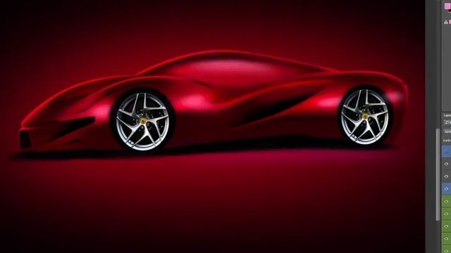 Ferrari Concept Rendering смотреть онлайн