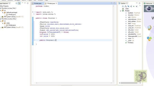 Java Quick Coding - Bilder drucken und Dateiexplorer [#001] (German) [HD] смотреть онлайн
