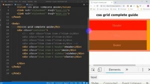 css grid tutorial for beginners in bangle  | Applying media query ( part-12)