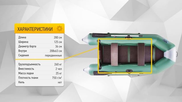 ОБЗОР НАДУВНОЙ МОТОРНОЙ ЛОДКИ STEFA 2800 MC