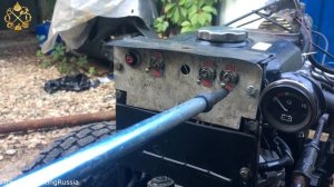 Самодельный мотоблок / минитрактор с прицепом / двигатель и КПП Урал / ОБЗОР